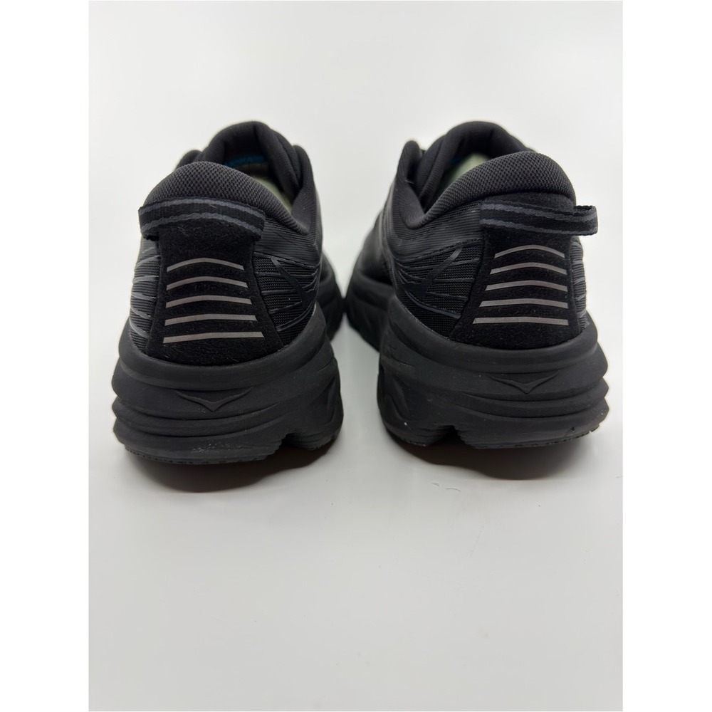 Hoka Mens 12.5 Wide Black Bondi 7 Running Shoes Sneakers Cushion Walking - Picture 3 of 10